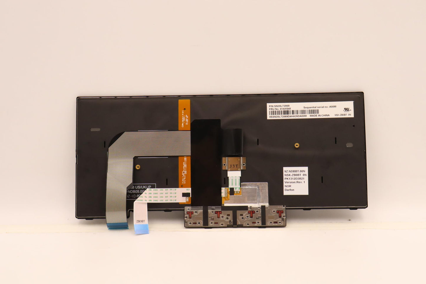 Lenovo Ct470 Keyboard No Dfn Bl - 01AX548