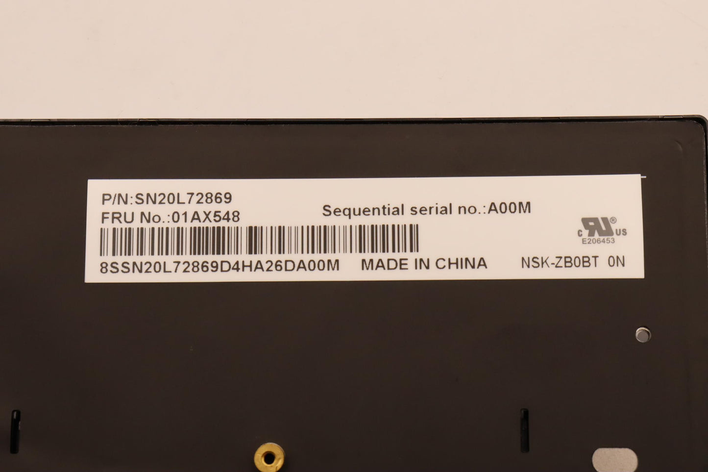 Lenovo Ct470 Keyboard No Dfn Bl - 01AX548