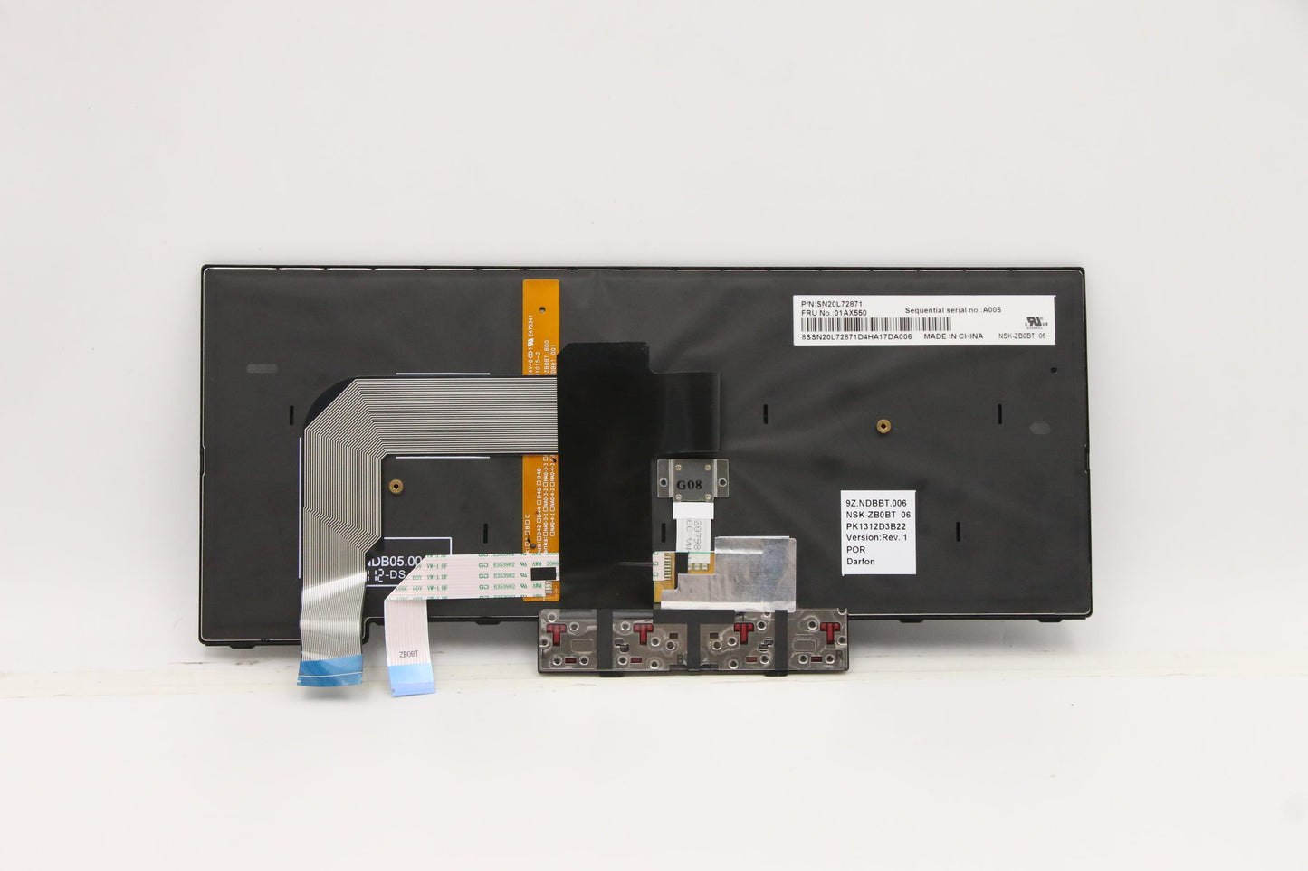 Lenovo Ct470 Keyboard Pt Dfn Bl - 01AX550