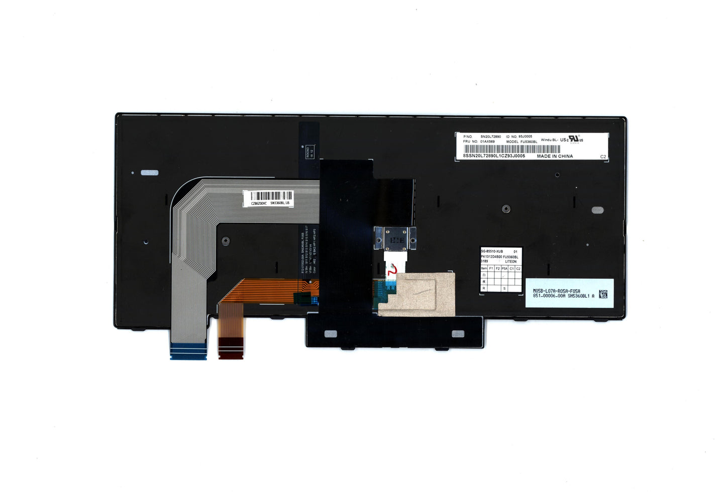 Lenovo Ct470 Keyboard Us Ltn Bl - 01AX569