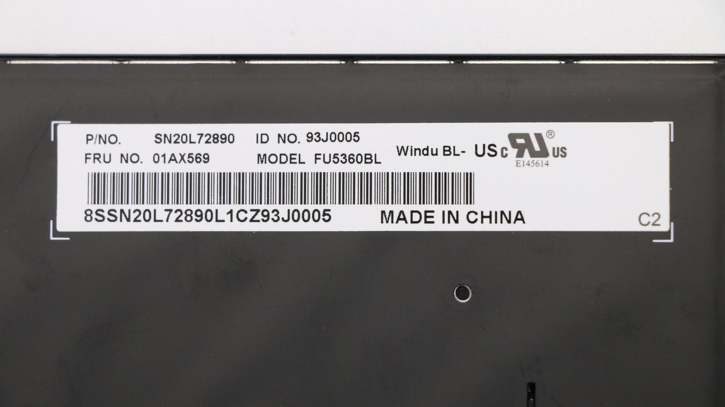 Lenovo Ct470 Keyboard Us Ltn Bl - 01AX569