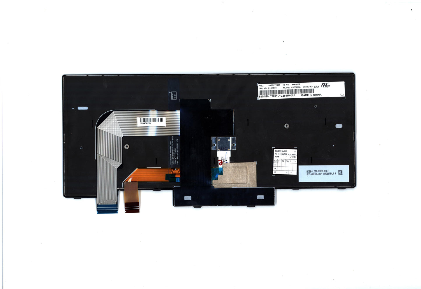 Lenovo Ct470 Keyboard Cfa Ltn Bl - 01AX570