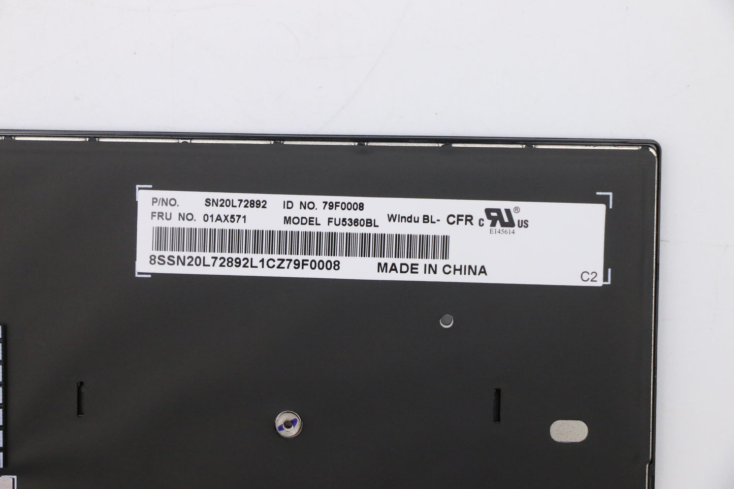 Lenovo Ct470 Keyboard Cfr Ltn Bl - 01AX571
