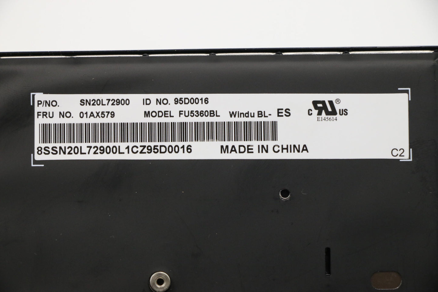 Lenovo Ct470 Keyboard Es Ltn Bl - 01AX579