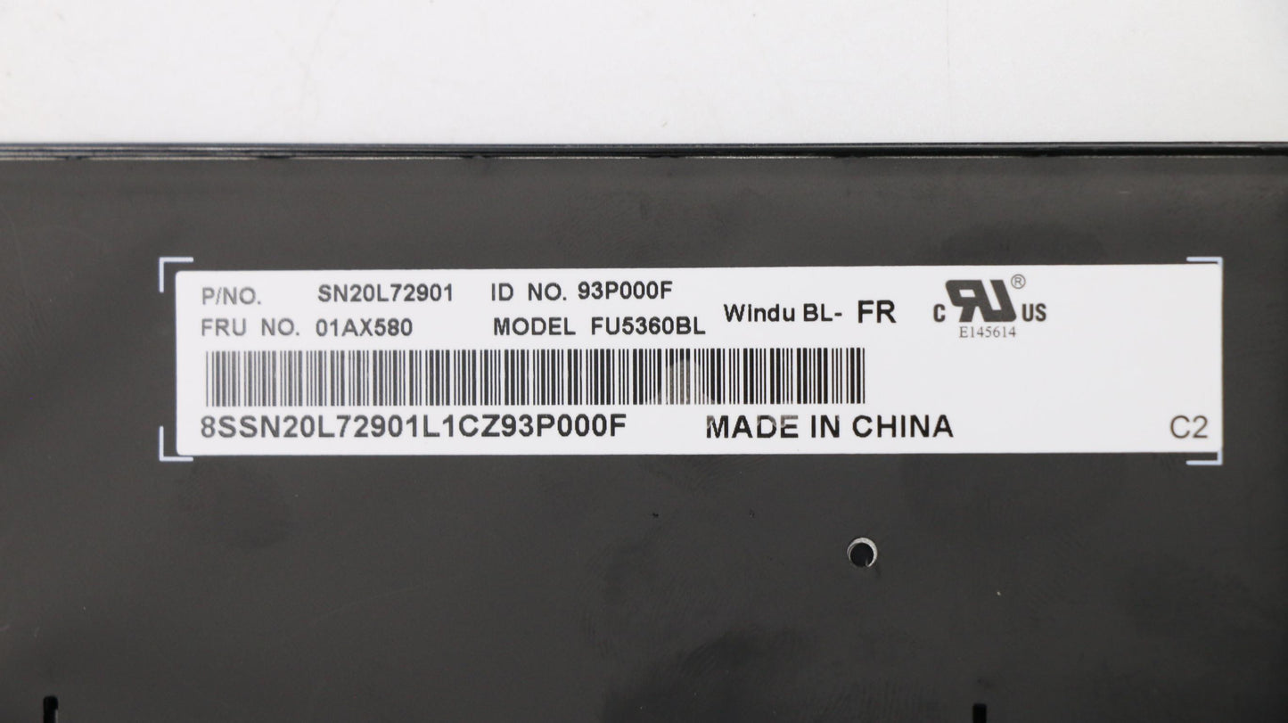 Lenovo Ct470 Keyboard Fr Ltn Bl - 01AX580