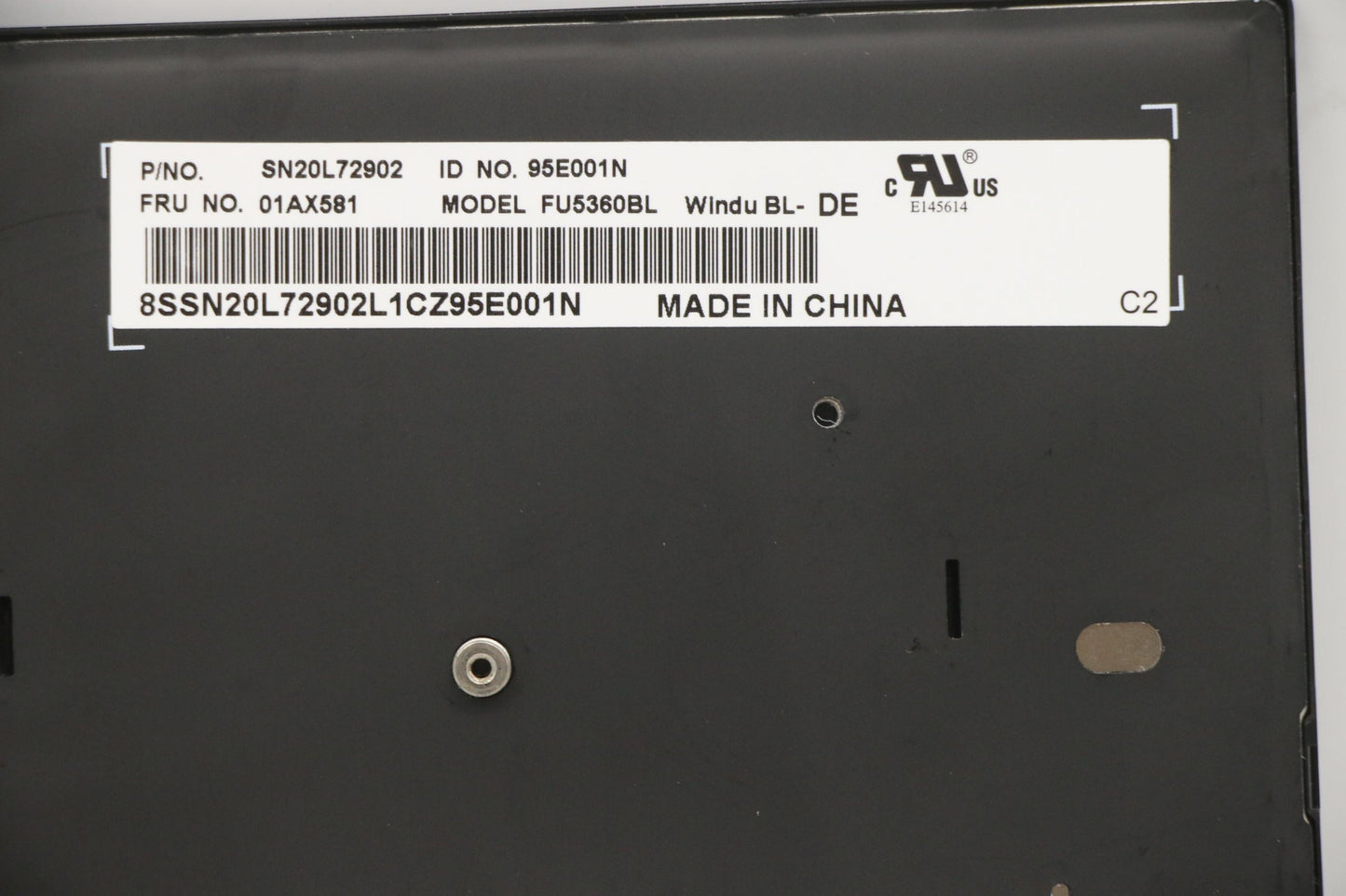 Lenovo Ct470 Keyboard De Ltn Bl - 01AX581