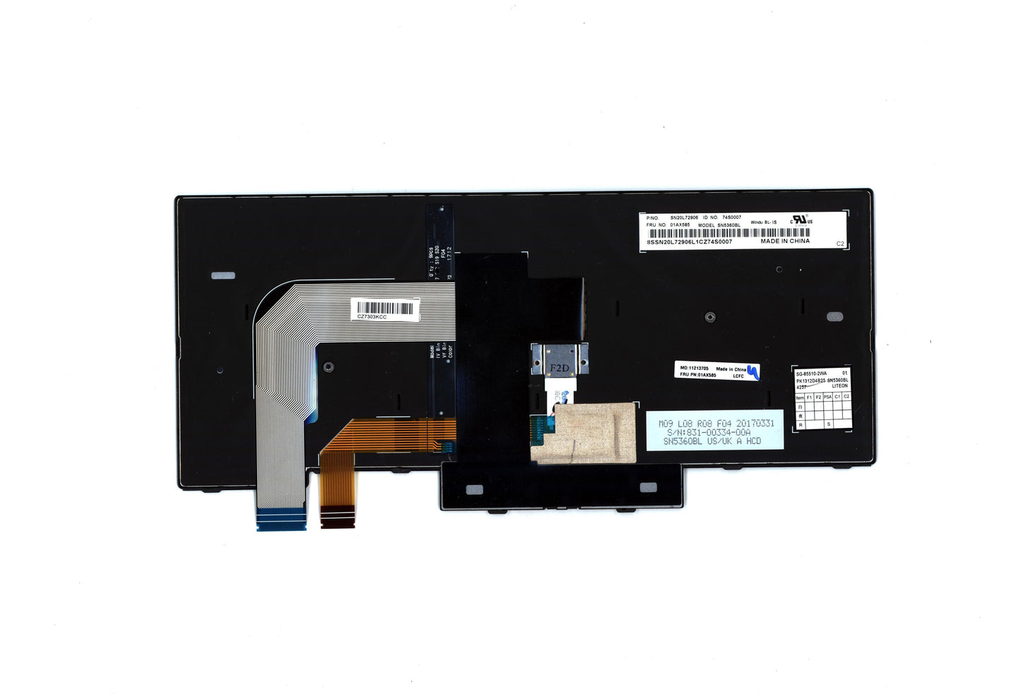 Lenovo Ct470 Keyboard Is Ltn Bl - 01AX585