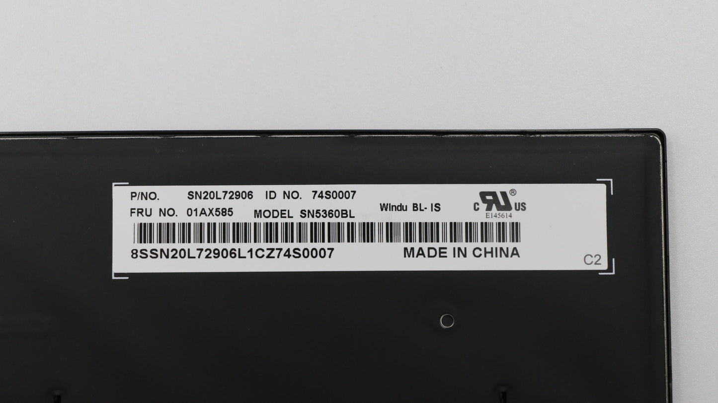 Lenovo Ct470 Keyboard Is Ltn Bl - 01AX585