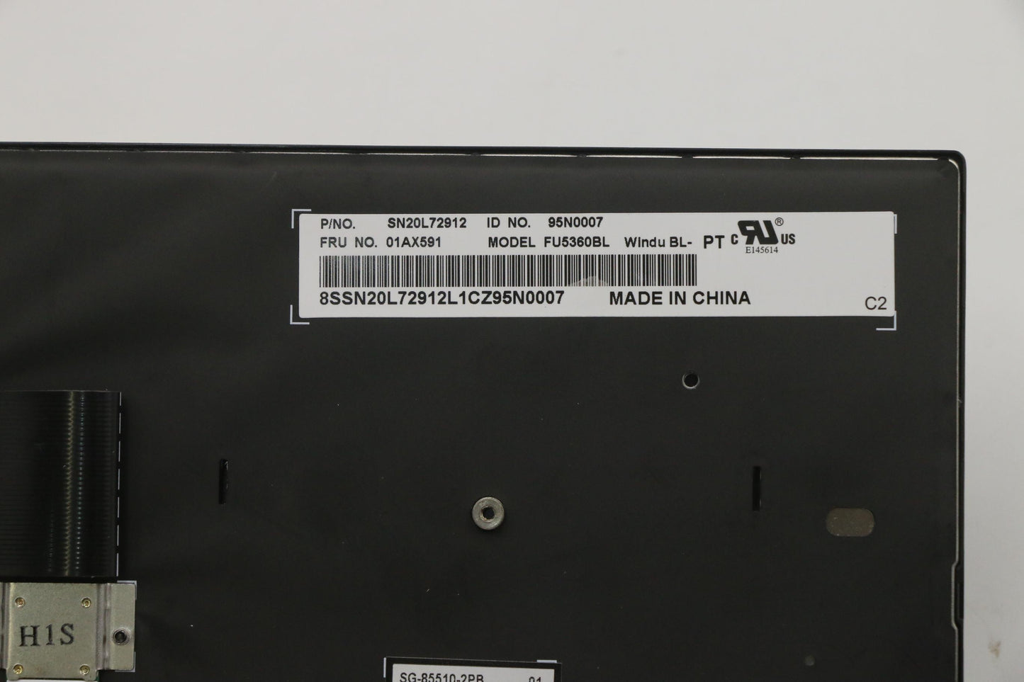 Lenovo Ct470 Keyboard Pt Ltn Bl - 01AX591