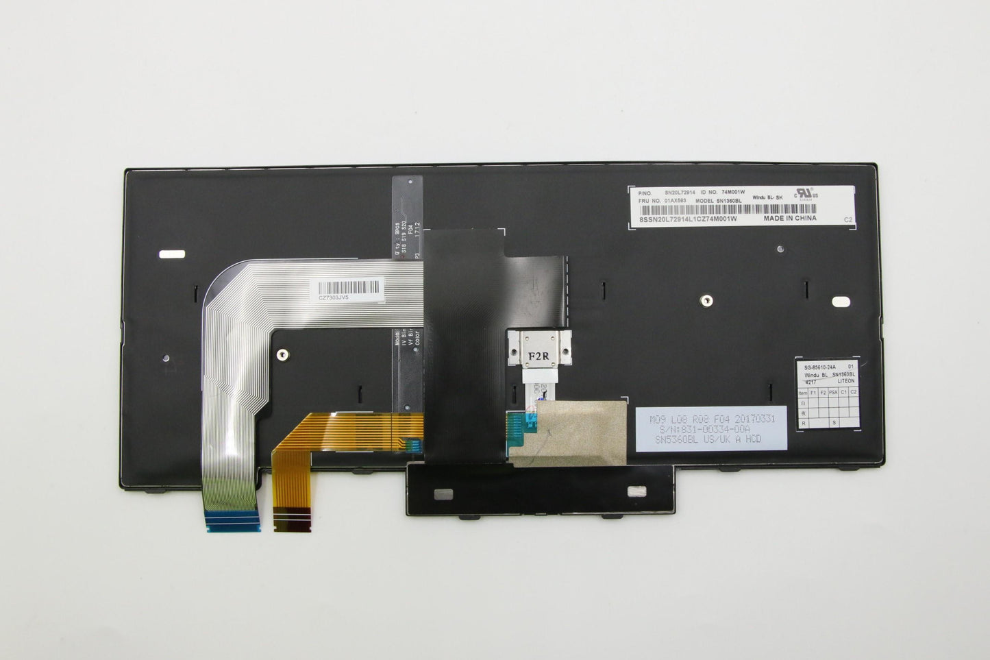 Lenovo Ct470 Keyboard Sk Ltn Bl - 01AX593