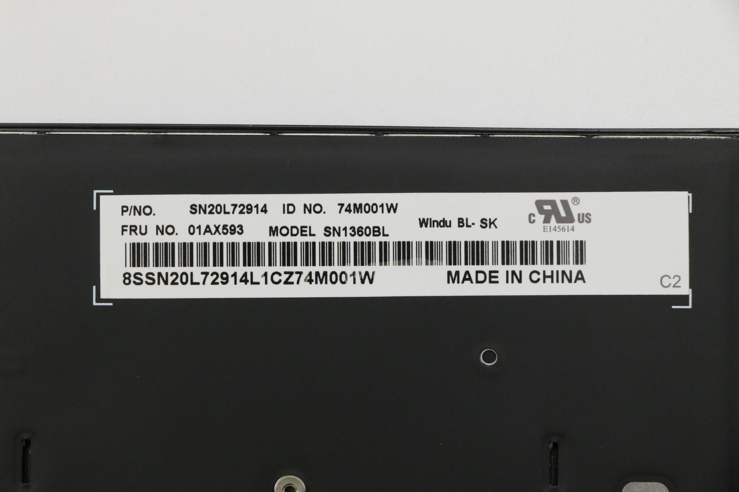 Lenovo Ct470 Keyboard Sk Ltn Bl - 01AX593