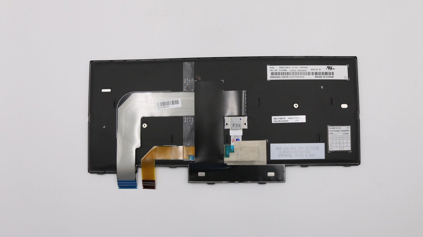 Lenovo Ct470 Keyboard Si Ltn Bl - 01AX594