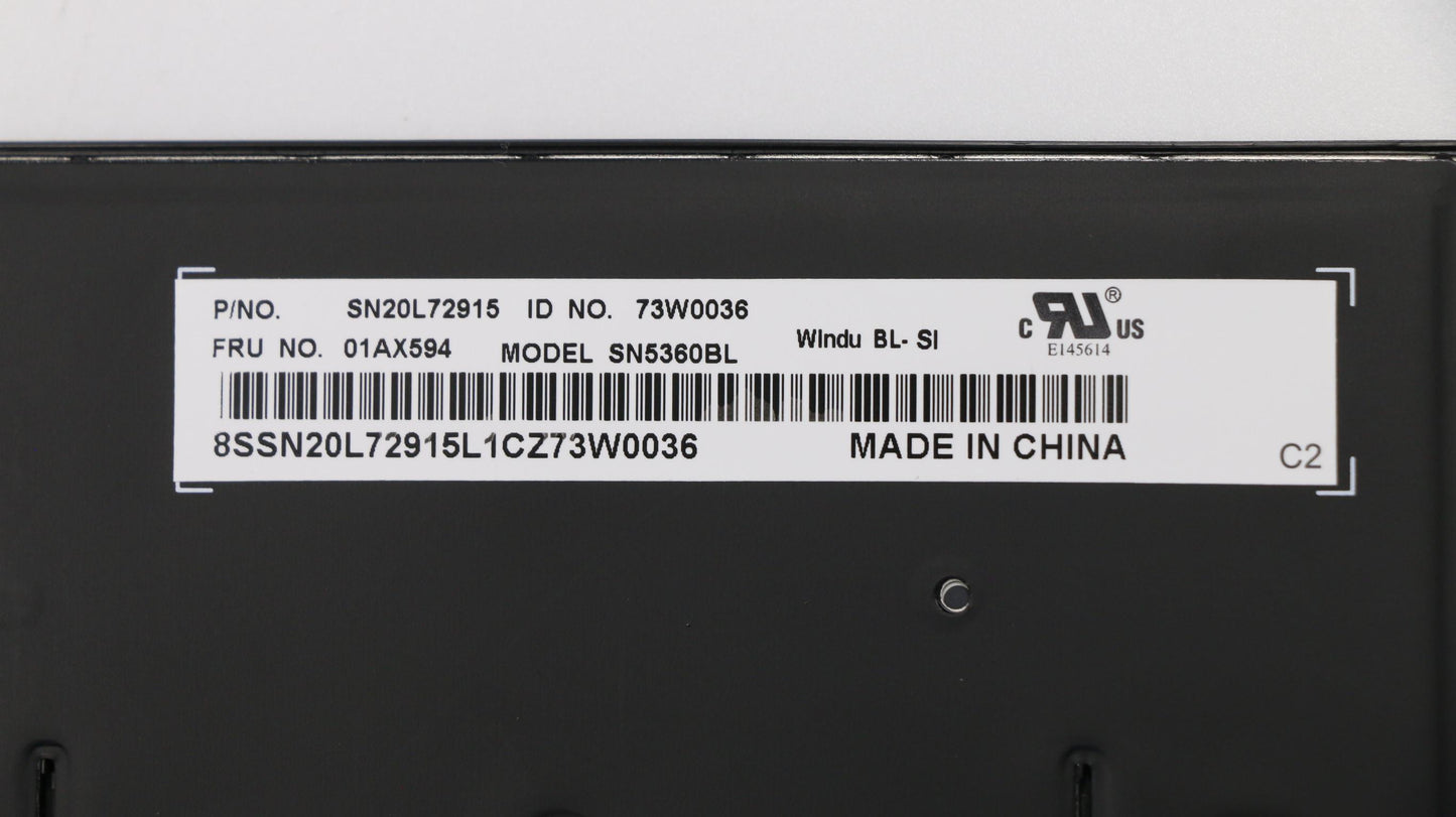Lenovo Ct470 Keyboard Si Ltn Bl - 01AX594