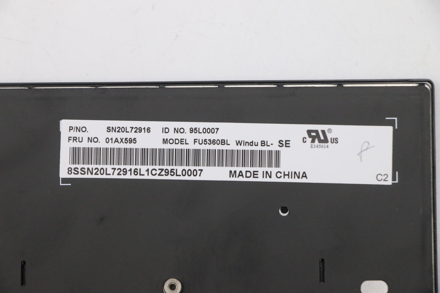 Lenovo Ct470 Keyboard Se Ltn Bl - 01AX595