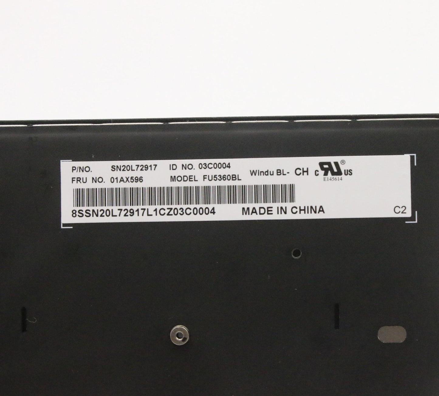 Lenovo Ct470 Keyboard Ch Ltn Bl - 01AX596