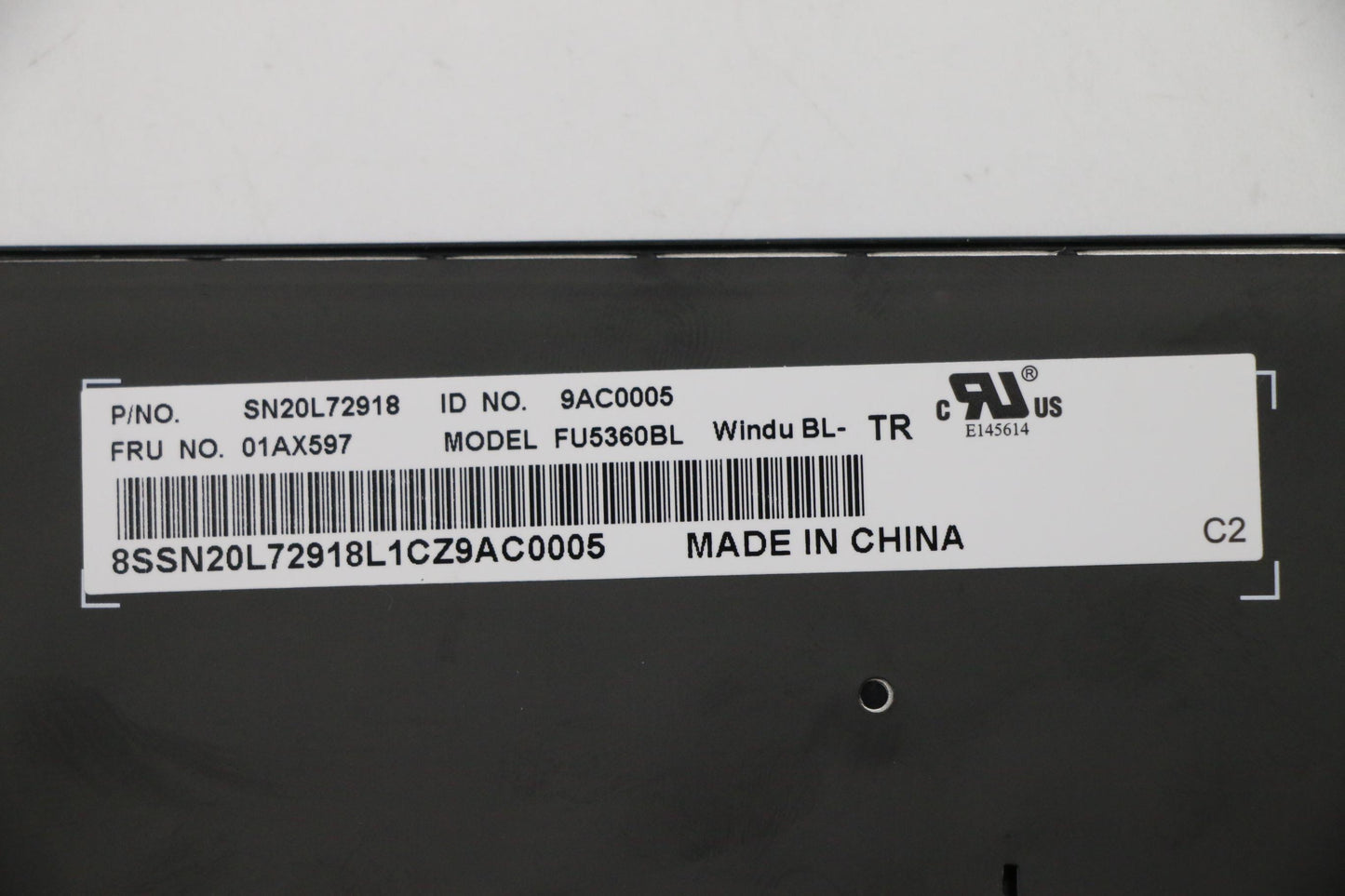 Lenovo Ct470 Keyboard Tr Ltn Bl - 01AX597