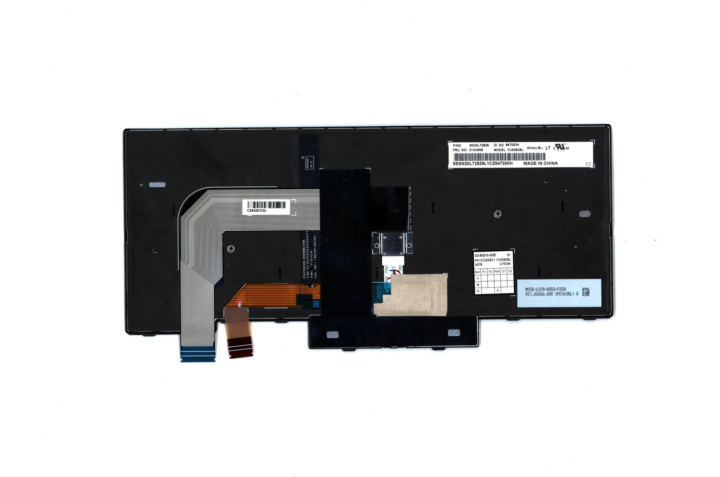 Lenovo Ct470 Keyboard Lt Ltn Bl - 01AX608