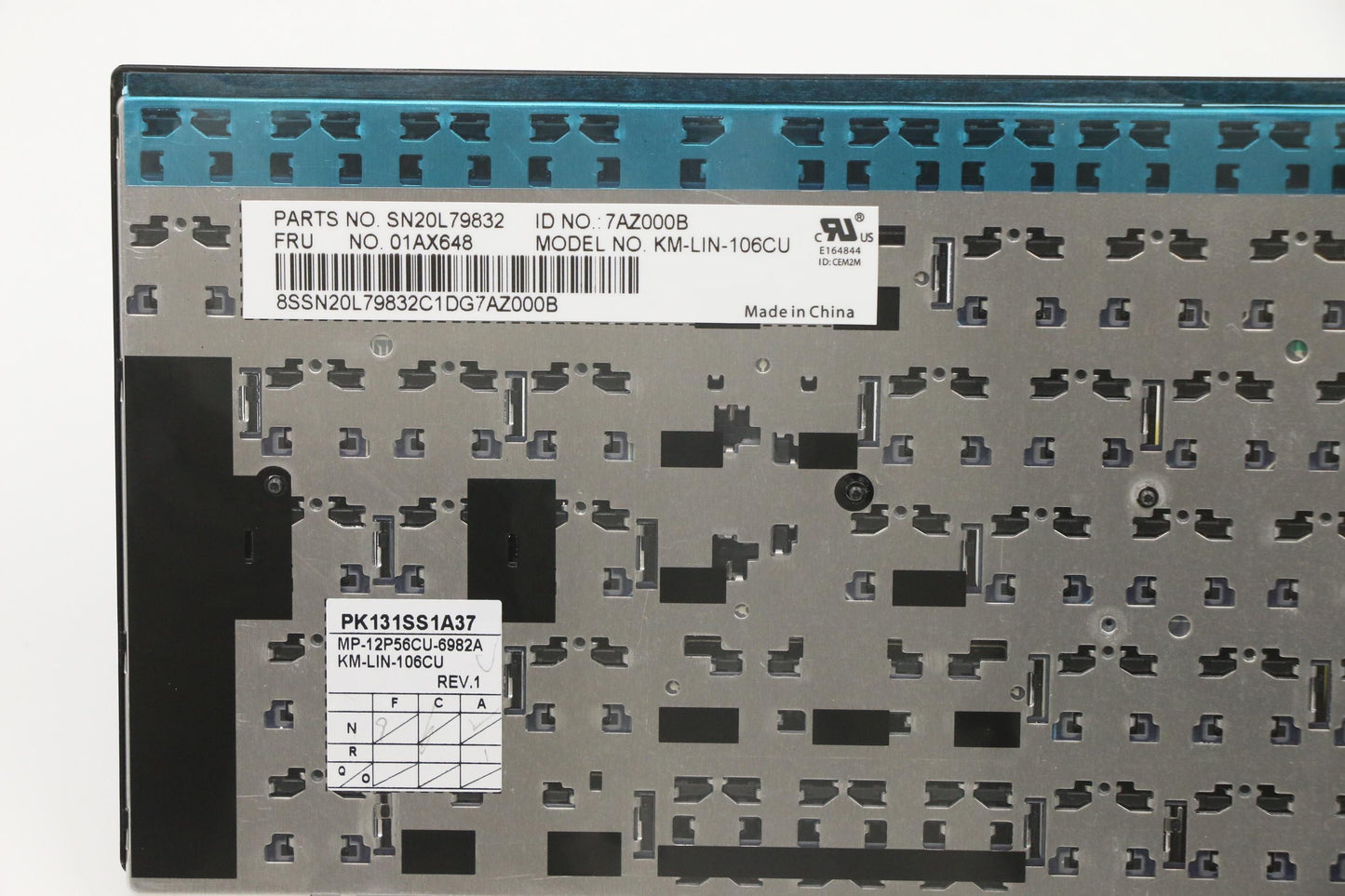 Lenovo (01AX648) Internal Keyboard, NB_KYB Lin2 KBD, Compact Form