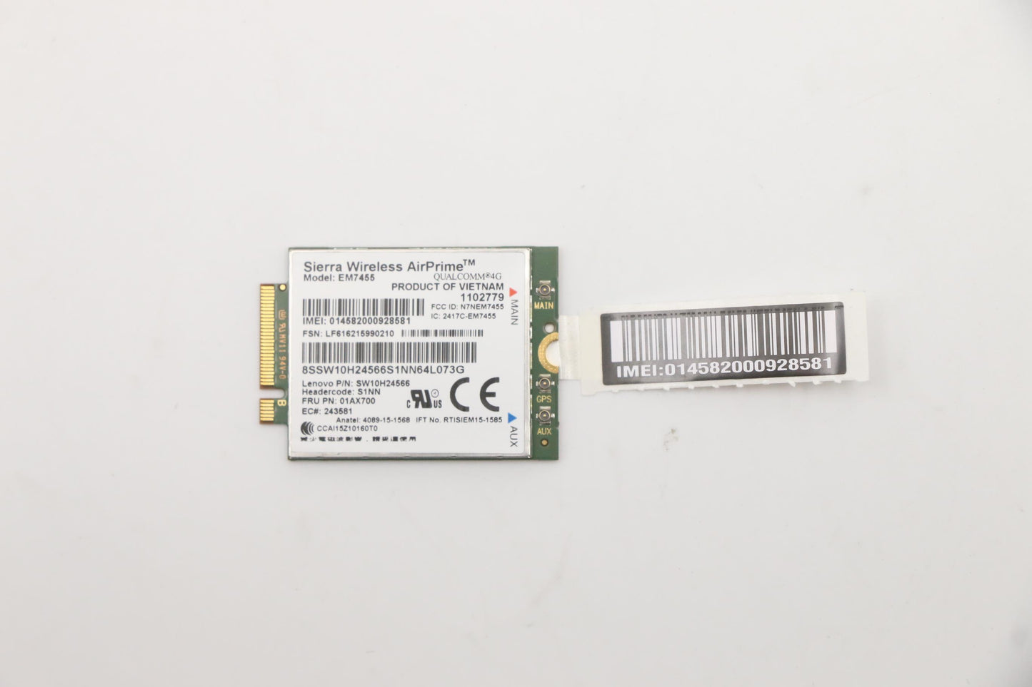 Lenovo 01AX700 Cw Wireless Wan Adapters