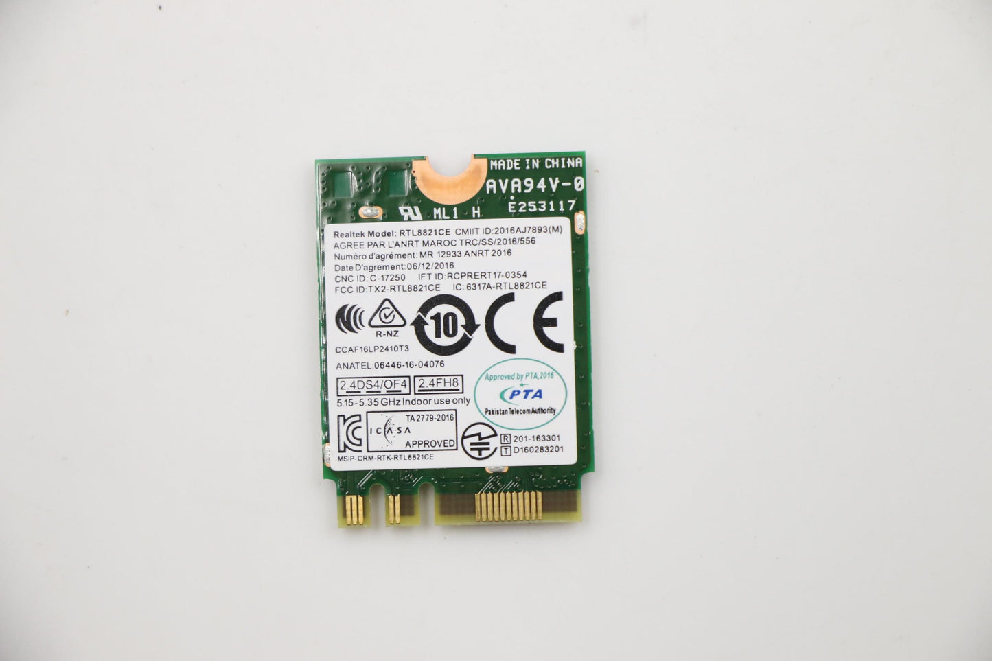 Lenovo Wireless,Cmb,Cbt,8821Ce - 01AX710