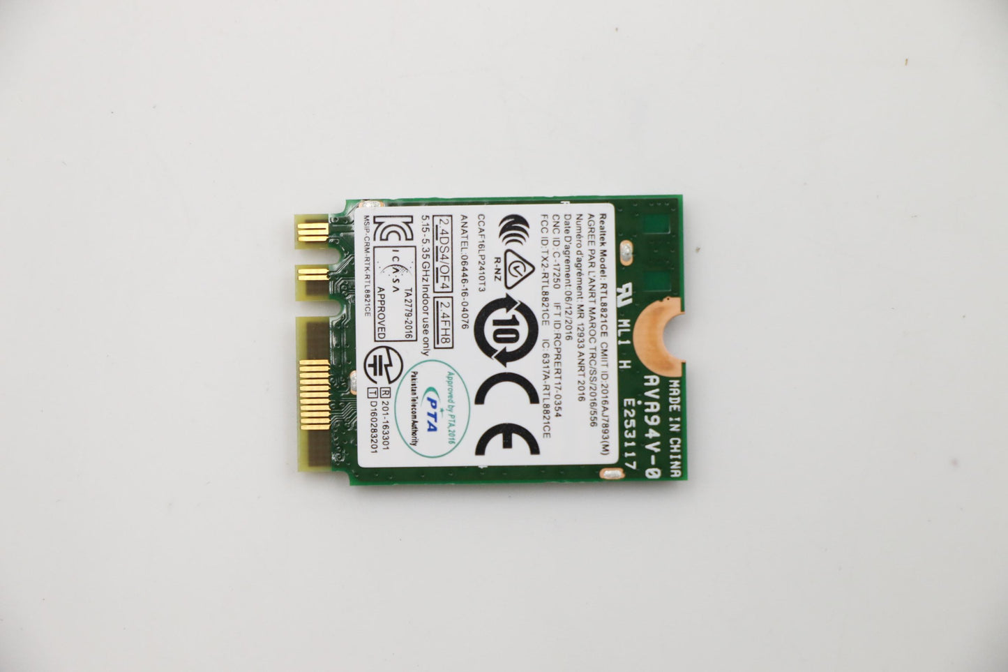 Lenovo Wireless,Cmb,Cbt,8821Ce - 01AX710