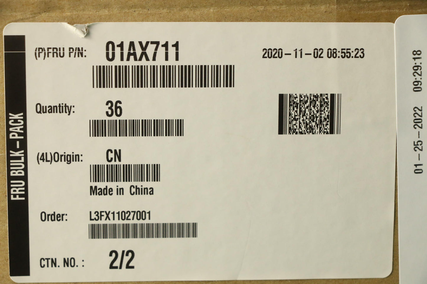 Lenovo Wireless Cmb Ltn 8822Be M2 - 01AX711