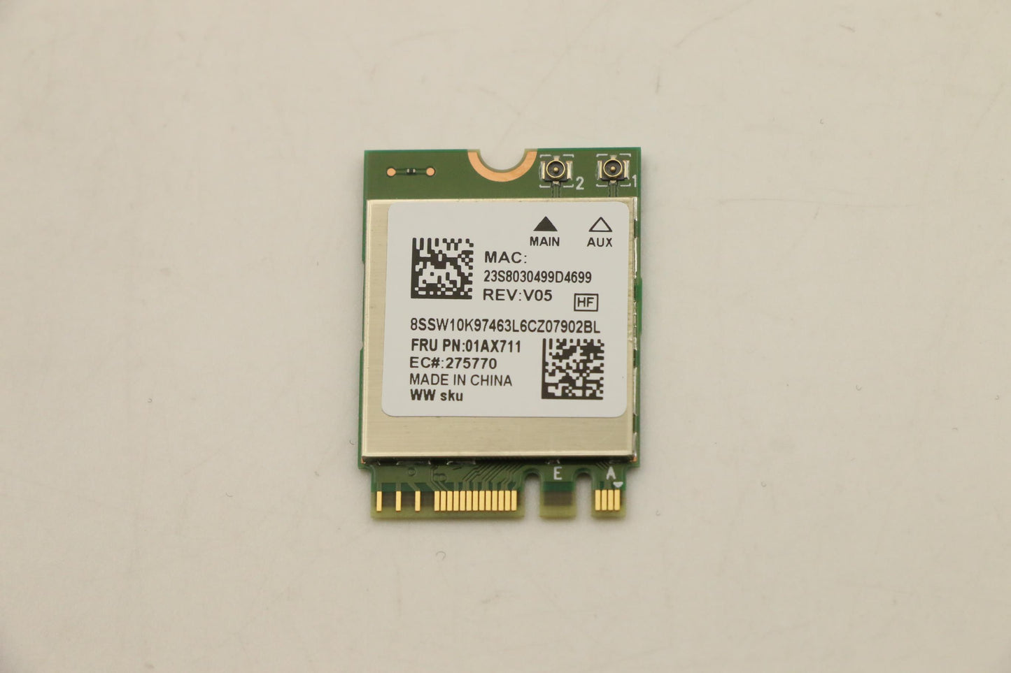 Lenovo Wireless Cmb Ltn 8822Be M2 - 01AX711