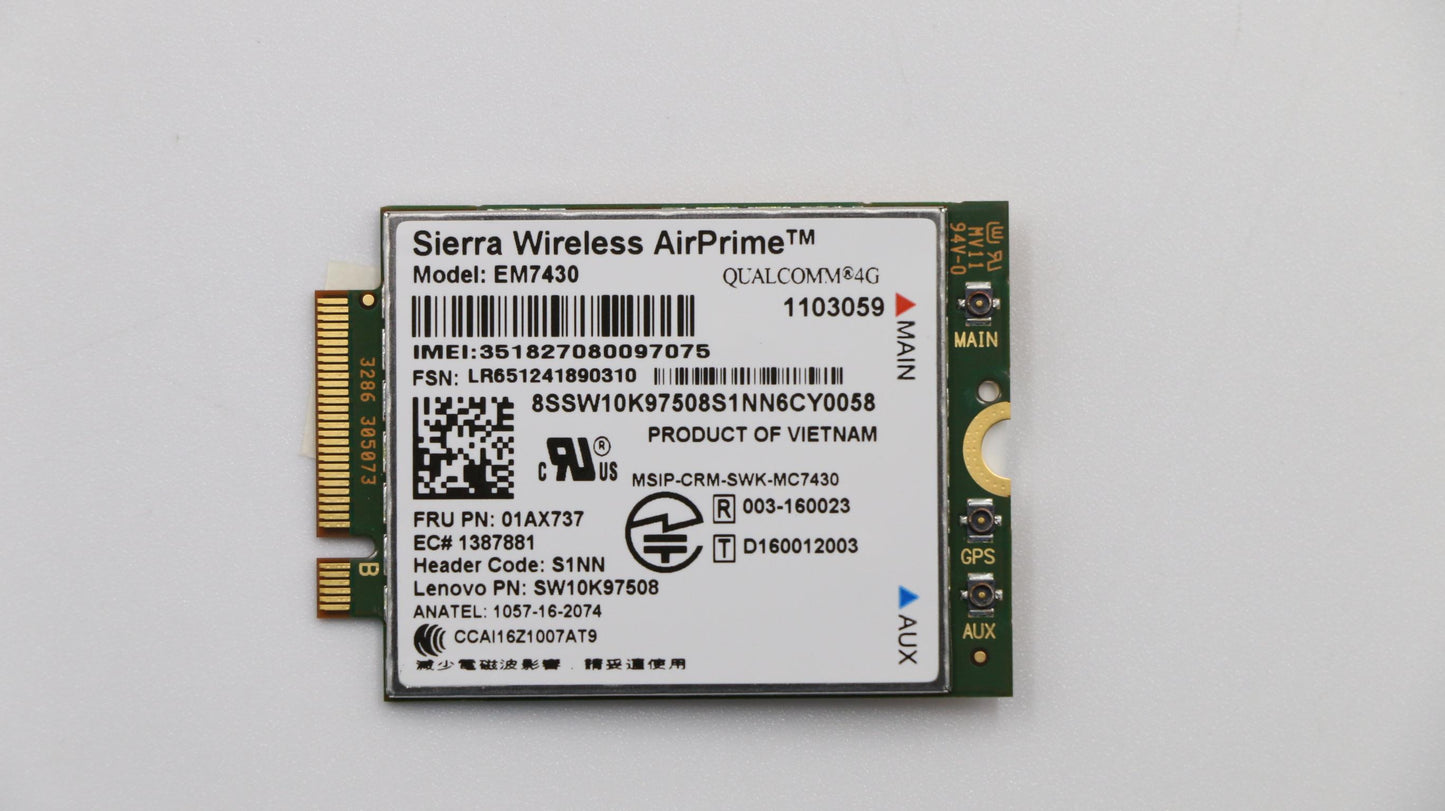 Lenovo Wireless Wireless, Cmb, Sie, E - 01AX737