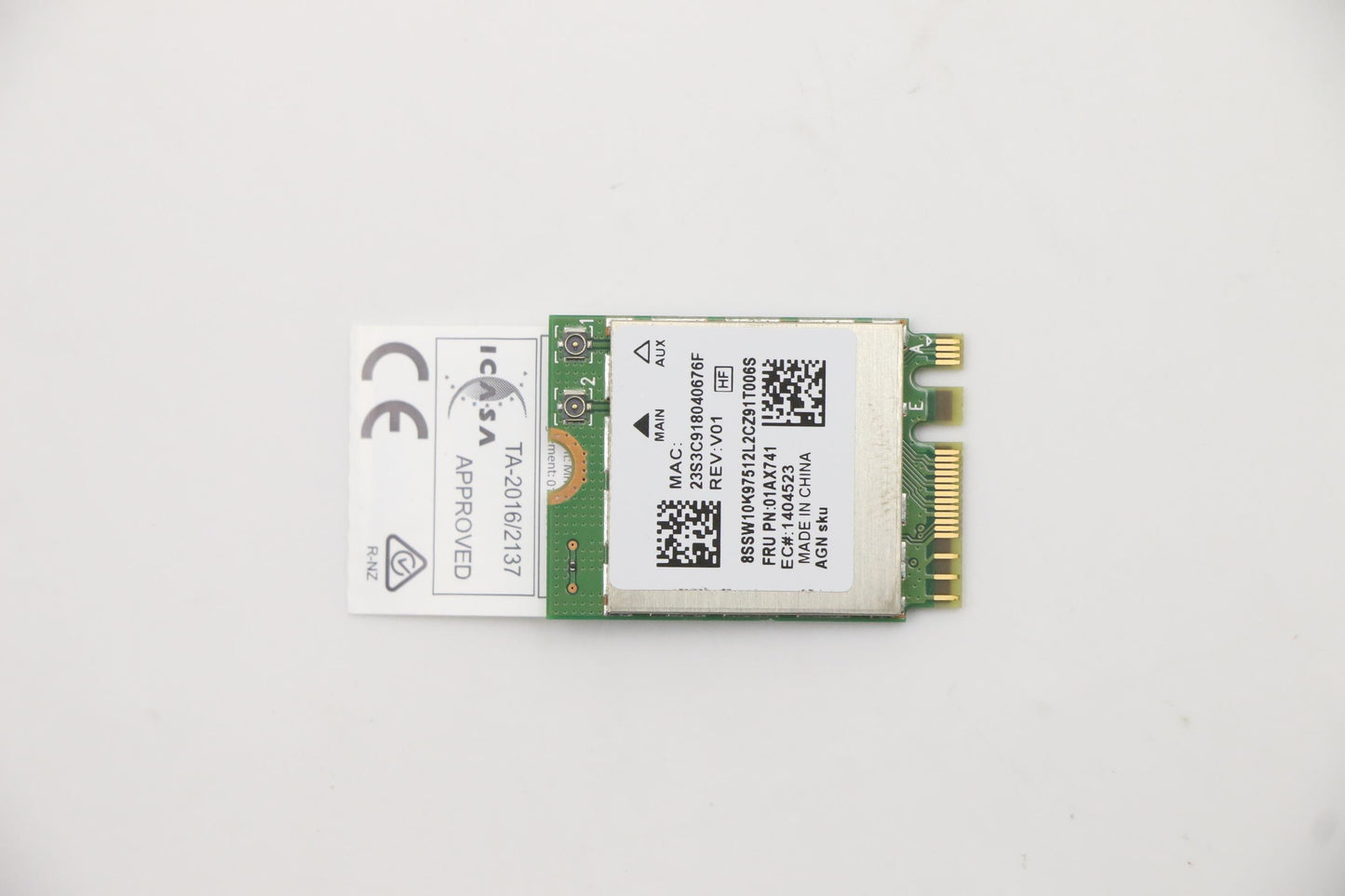 Lenovo Wirelesscmbltn8822Be Agn - 01AX741