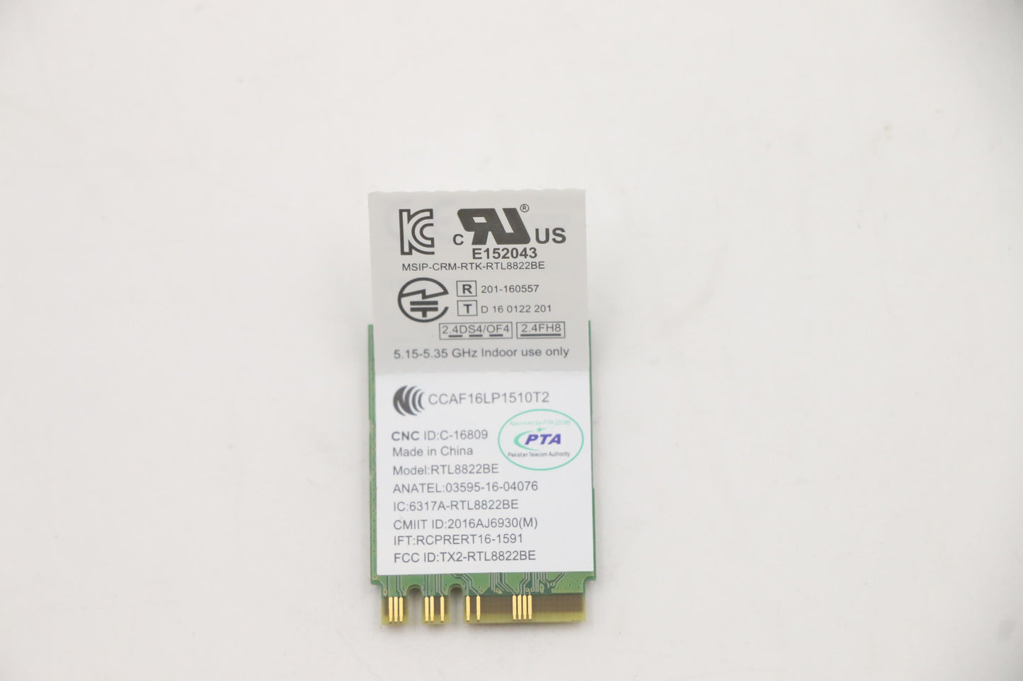 Lenovo Wireless Wirelesscmbltn8822Be - 01AX742