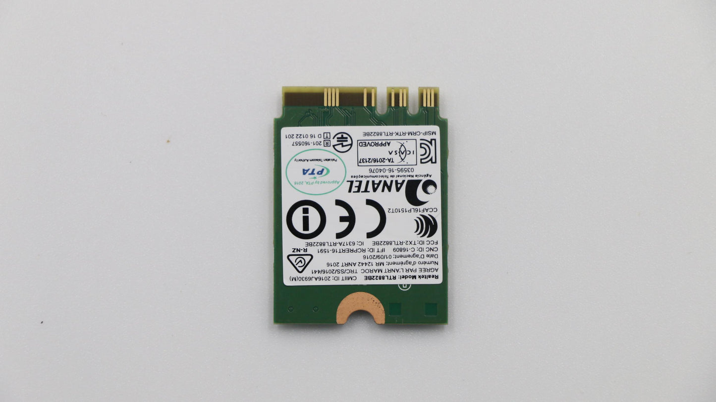Lenovo Wireless,Cmb,Cbt,8822Be Fcc - 01AX758