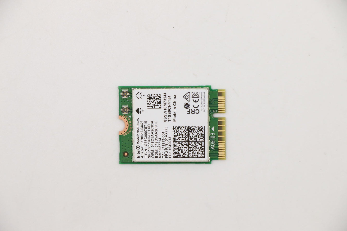 Lenovo (01AX770) Wireless Combo Card, Intel 9560 vPro, M.2 Interface