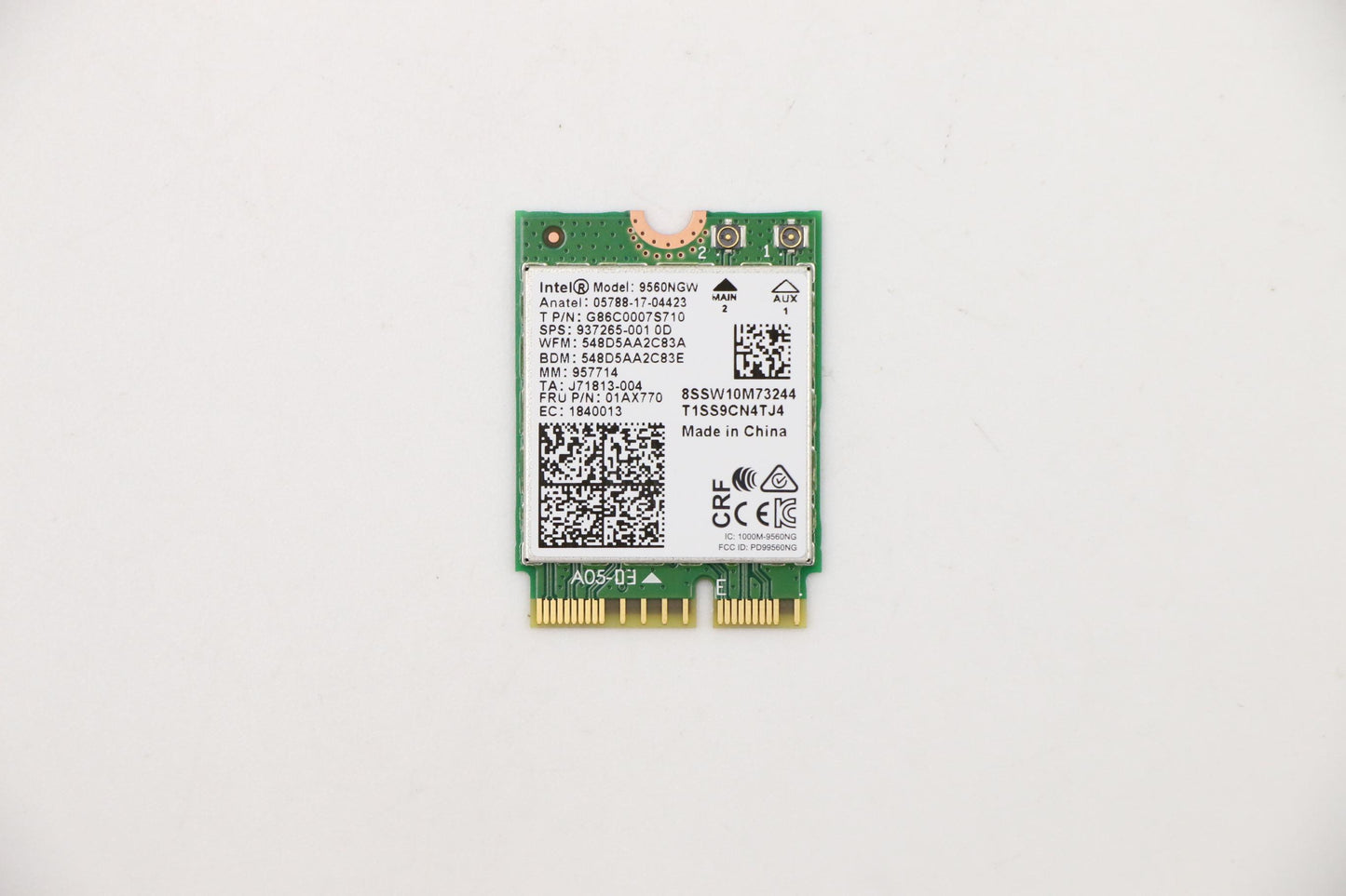 Lenovo (01AX770) Wireless Combo Card, Intel 9560 vPro, M.2 Interface