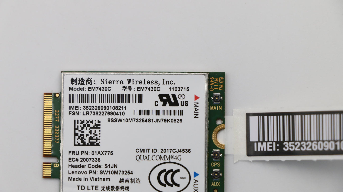 Lenovo Wireless Wirelesswansieem7430C - 01AX775