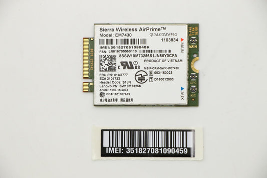 Lenovo Wireless Cmb Sie Em7430 Tab - 01AX777