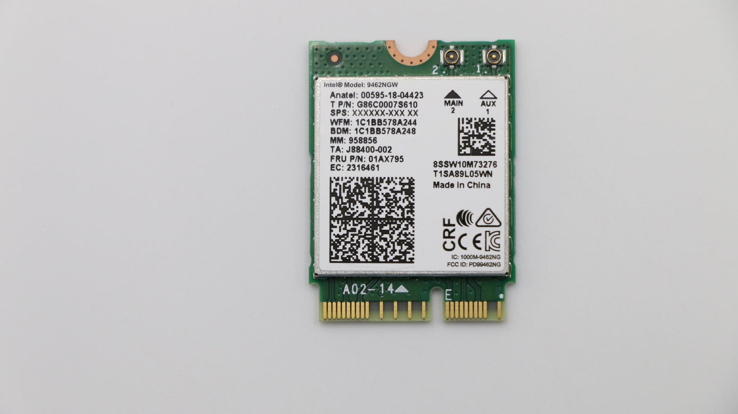 Lenovo Wireless,Cmb,In,9462 Nv M2 - 01AX795
