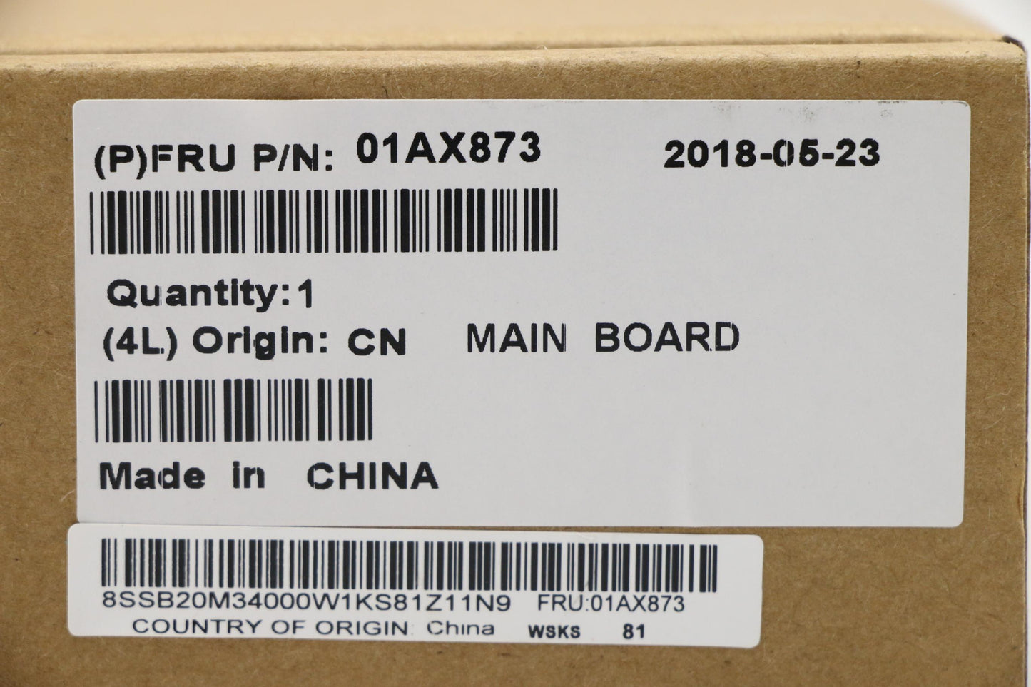 Lenovo Mb Nok I5-7300U 8G Amt Tpm2 Vp - 01AX873