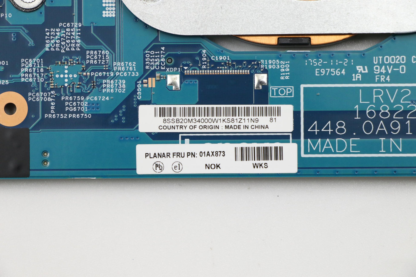 Lenovo Mb Nok I5-7300U 8G Amt Tpm2 Vp - 01AX873