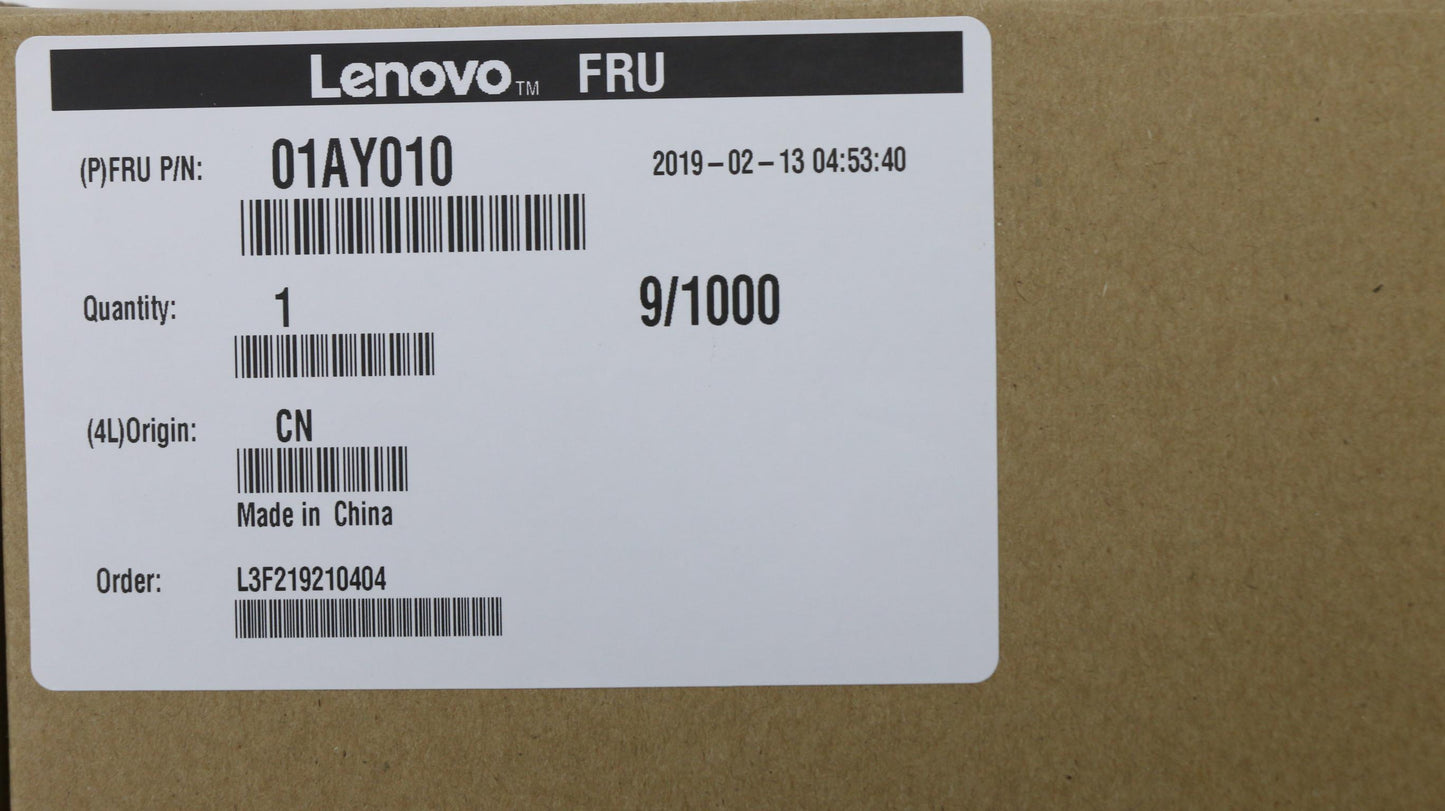 Lenovo (01AY010) CS15W 3+2BCP, Mylar Card, Pearl Black, Sunrex