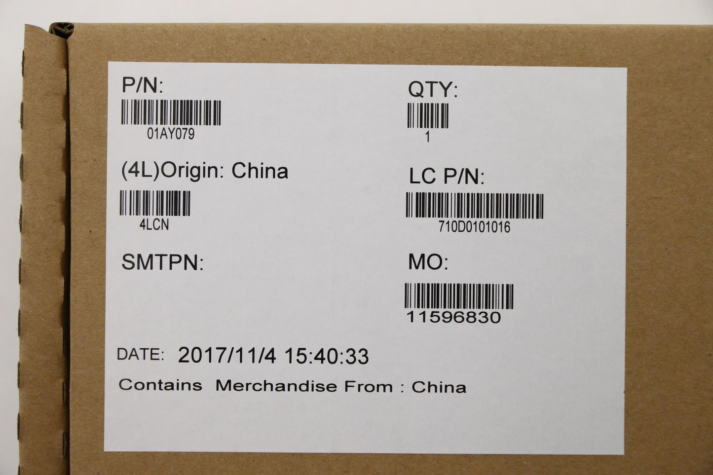Lenovo Mb Nok, I7-7500U, Kbl, 8Gb, Tp - 01AY079