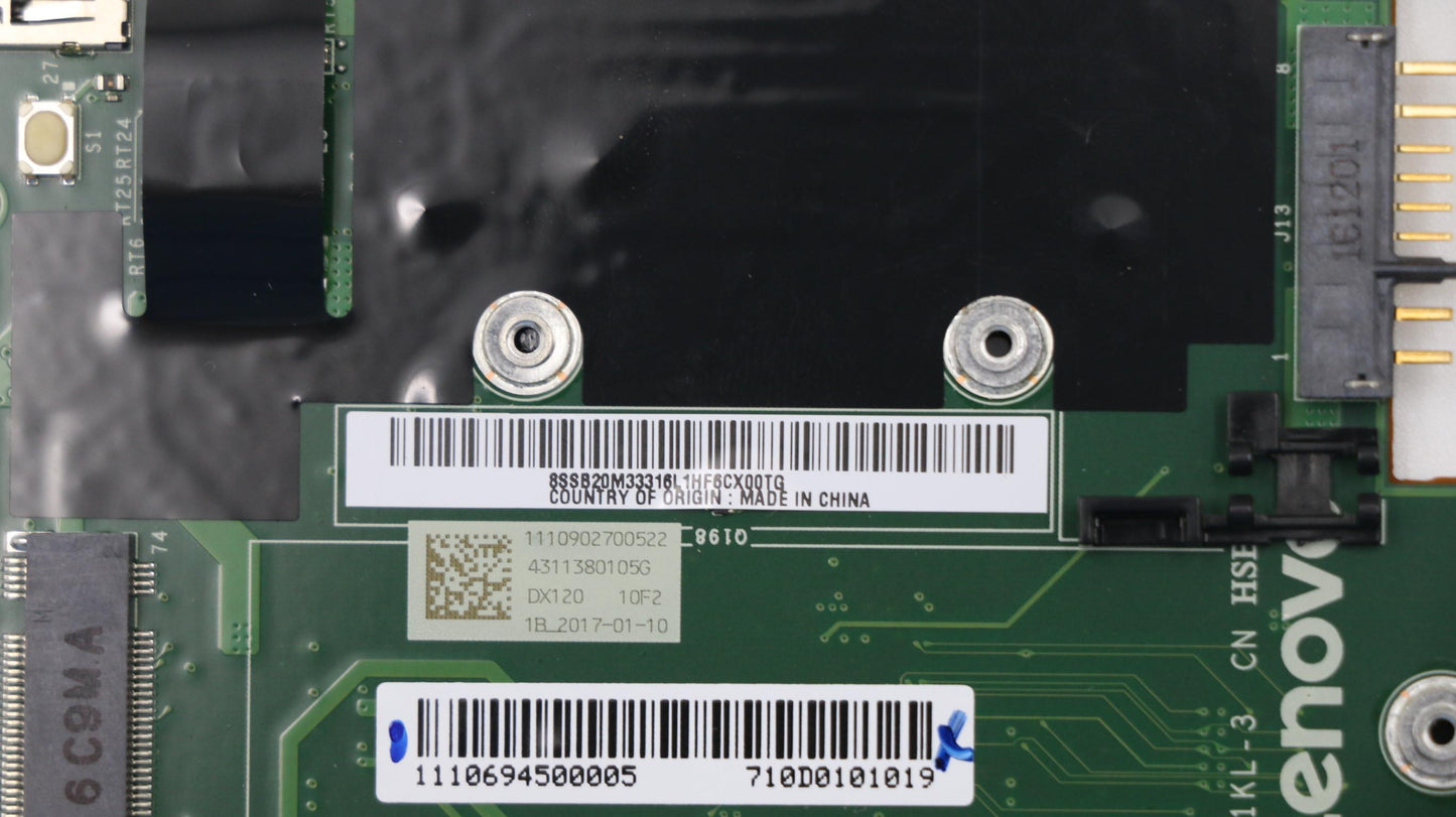 Lenovo Mb Nok, I7-7500U, Kbl, 8Gb - 01AY082