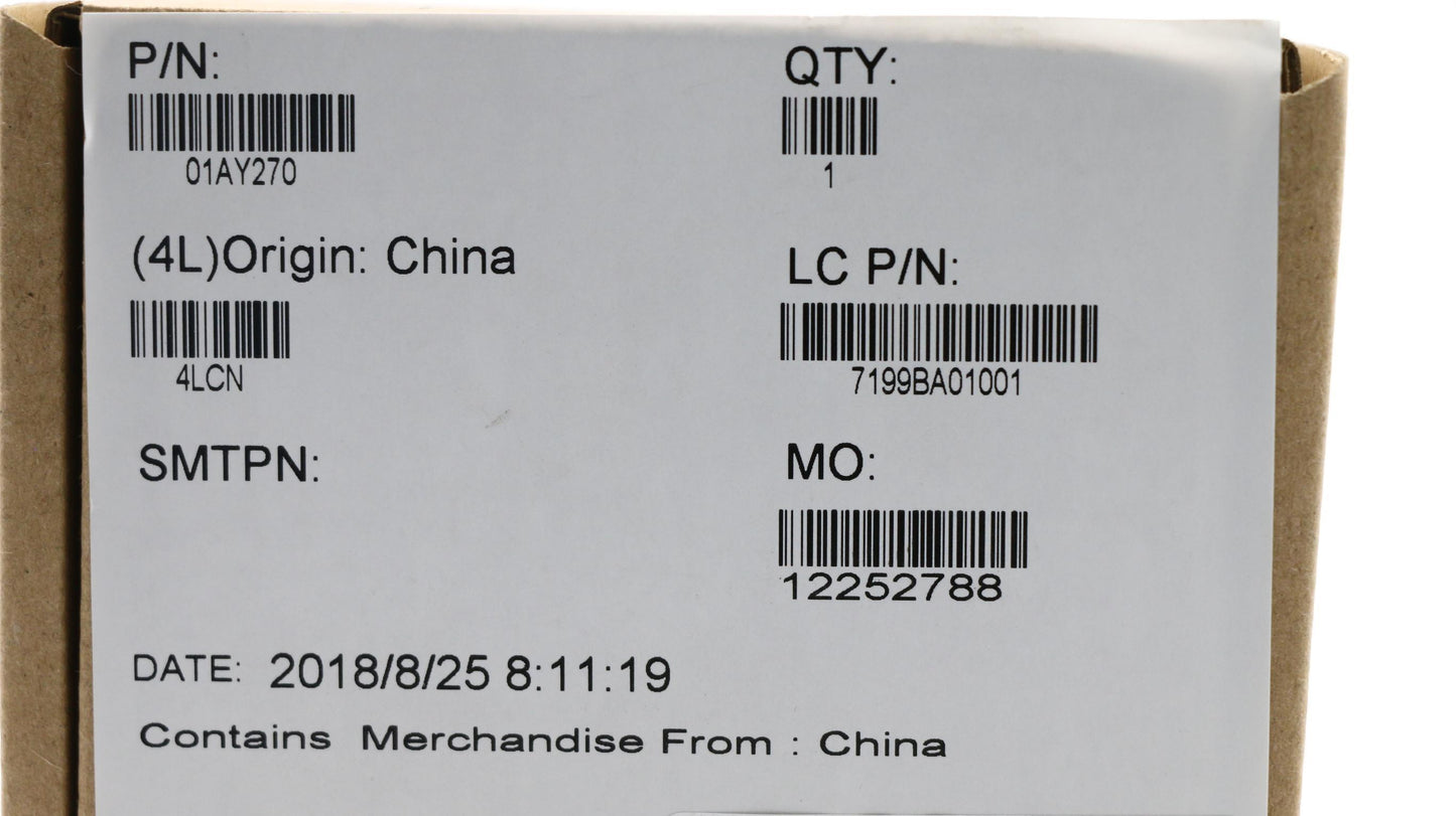 Lenovo Fru Tape Kit - 01AY270