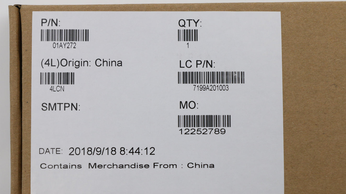 Lenovo Fru Label Kit - 01AY272