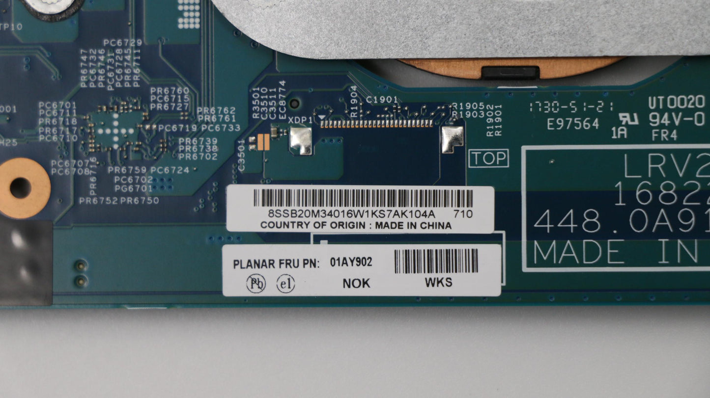 Lenovo Mb Nok I7-7500U Hd 16G Tpm2 Lr - 01AY902