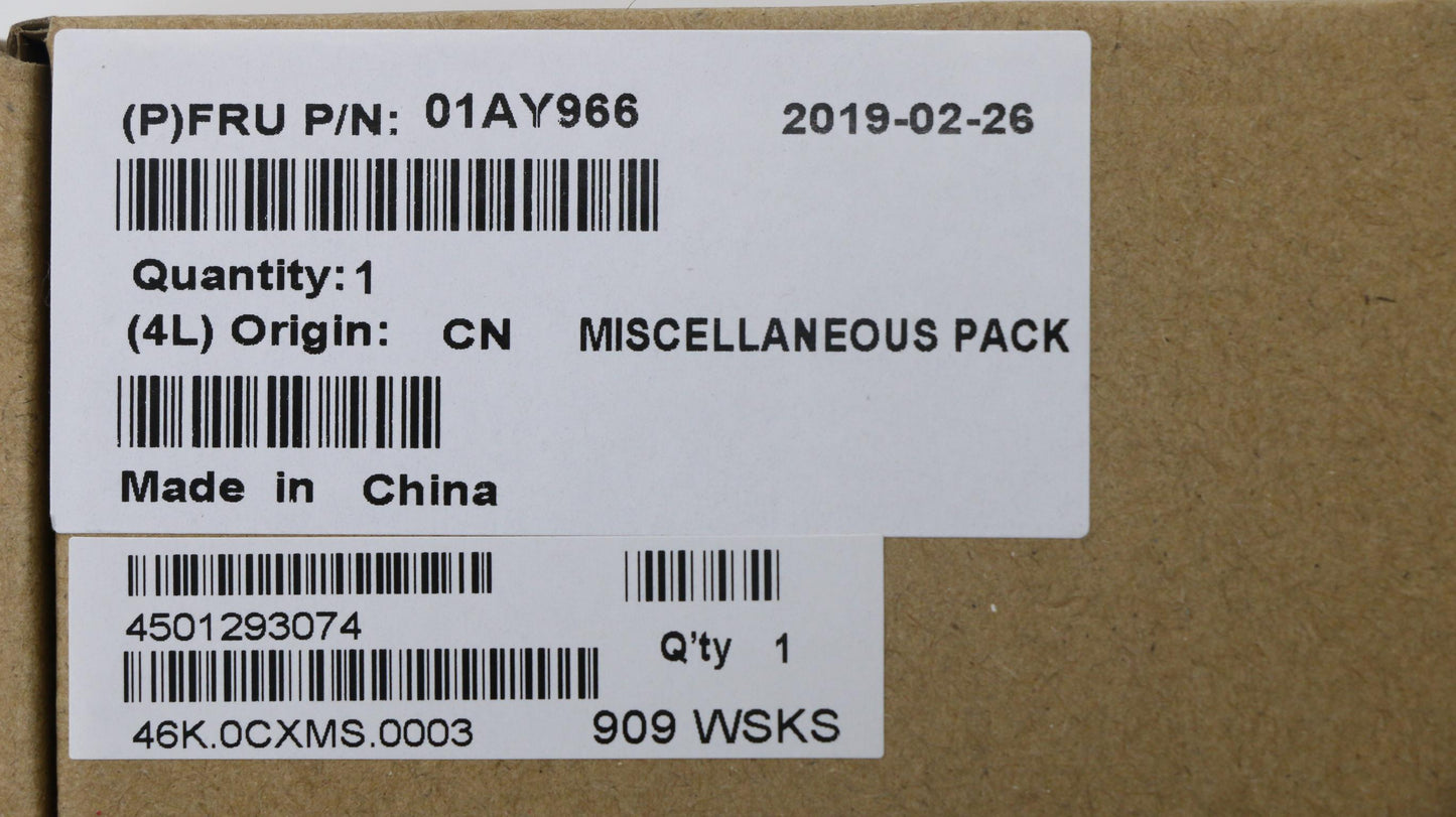 Lenovo Pack Base Misc Kit Lrv3 - 01AY966