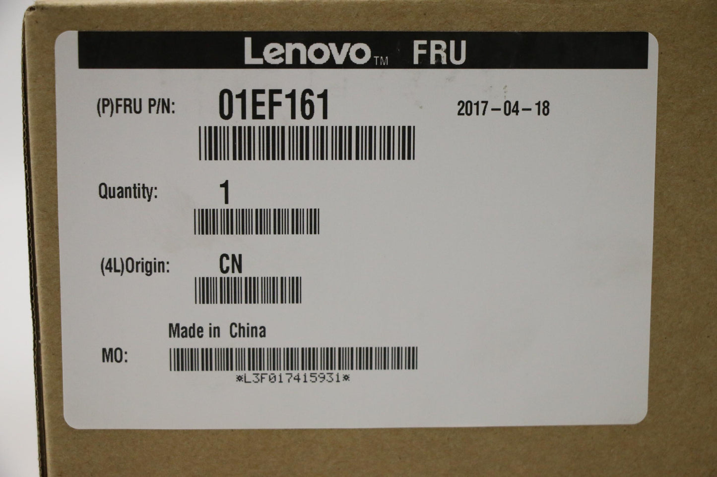 Lenovo 01EF161 Ma Mechanical Assemblies