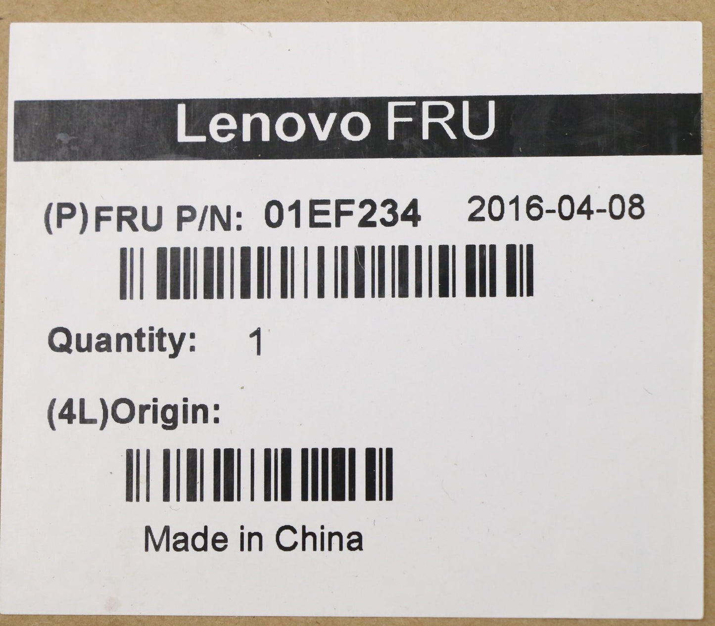 Lenovo 01EF234 Ks Kits Screws And Labels