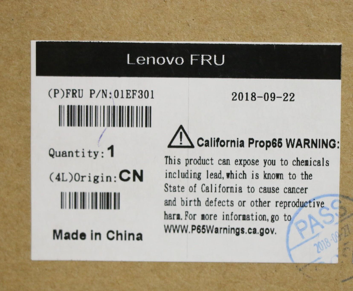 Lenovo 01EF301 Ma Mechanical Assemblies