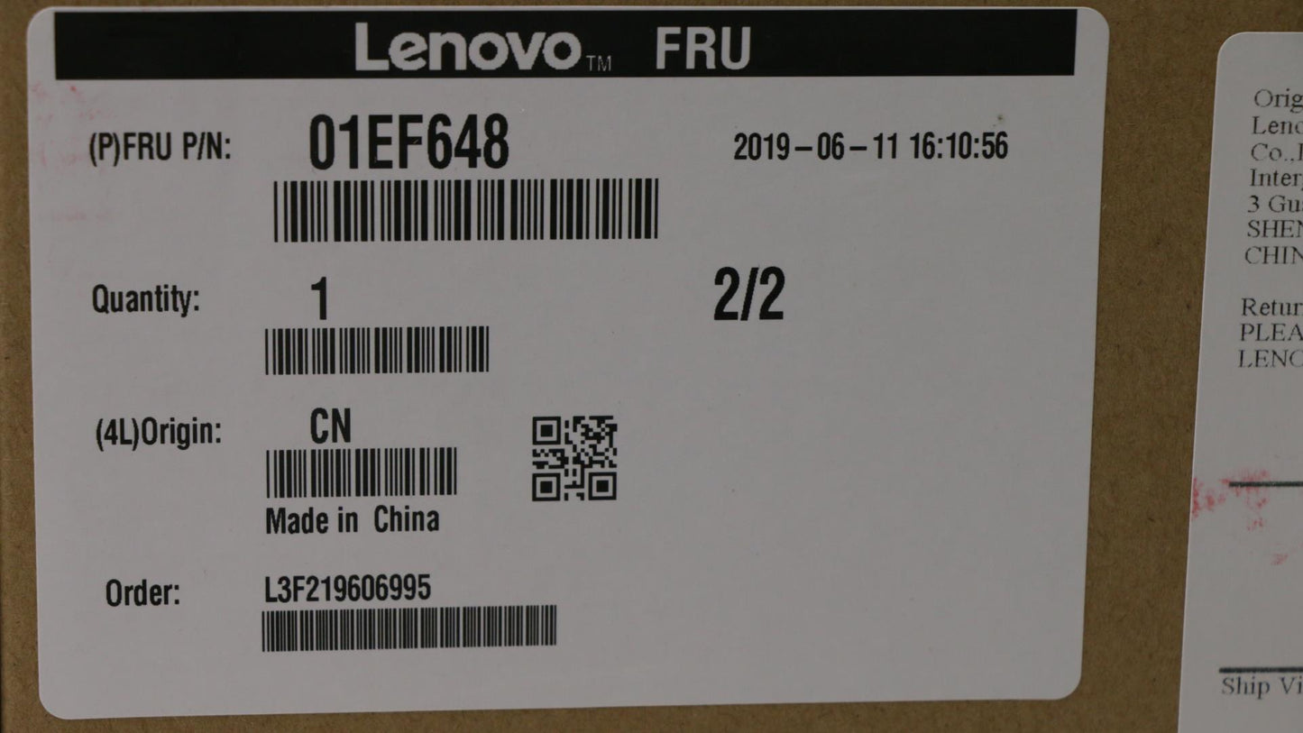 Lenovo Tiny4 Think Odd Box Kit - 01EF648