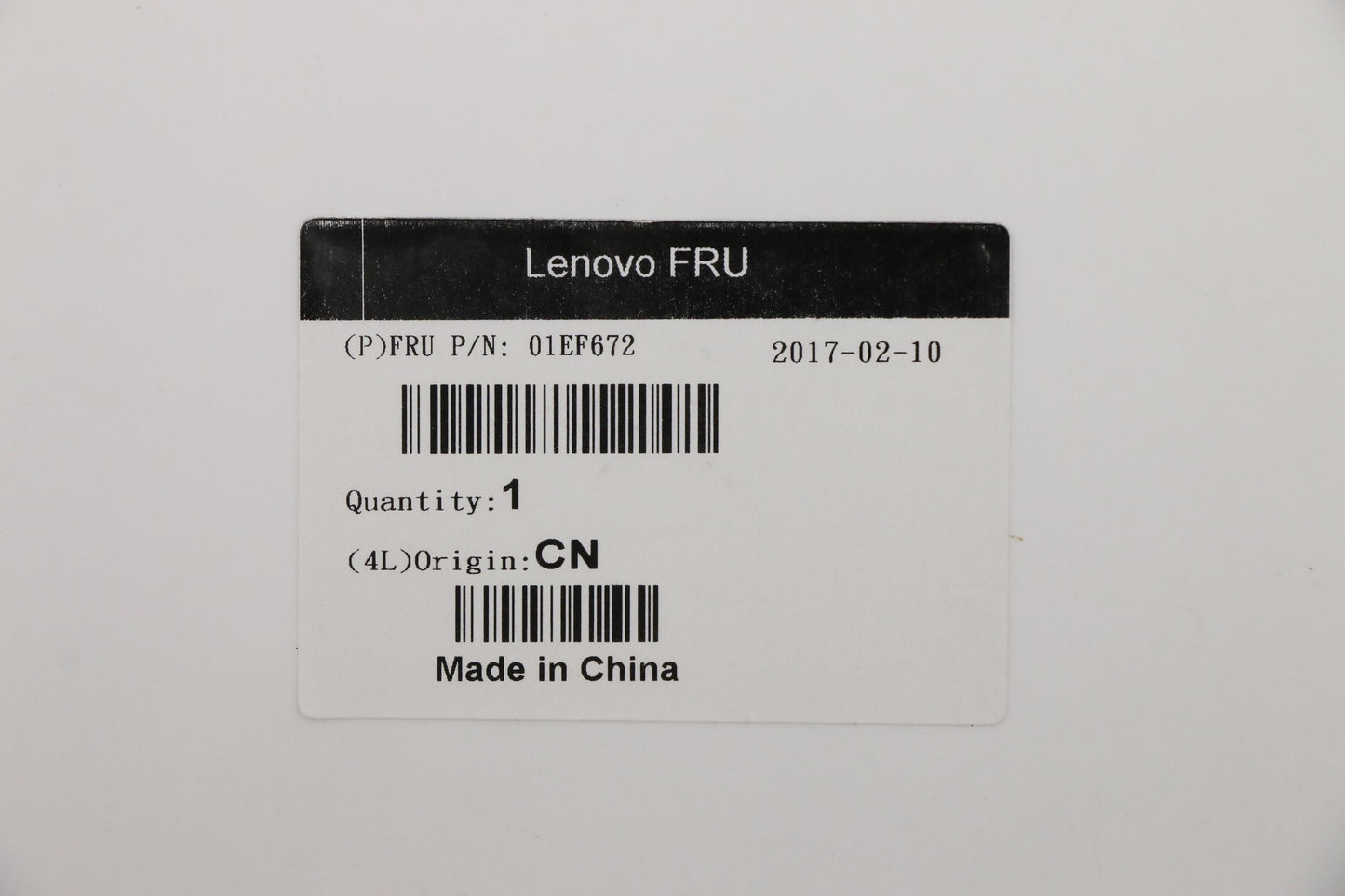 Lenovo Non-Odd Cover White - 01EF672